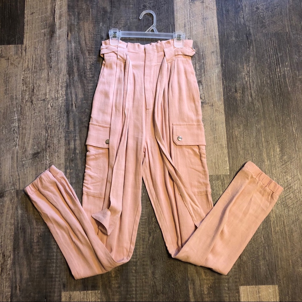 Fashion Nova pink joggers